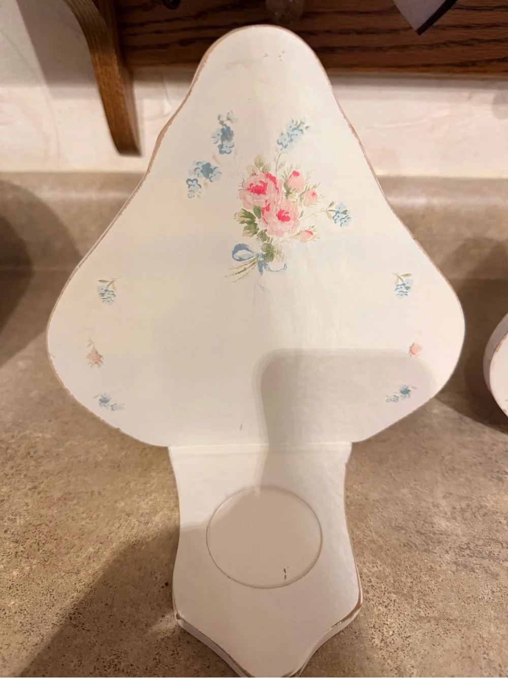 Vintage (2005-yep, it’s vintage now!)  Floral Wall Sconces - Shabby Chic